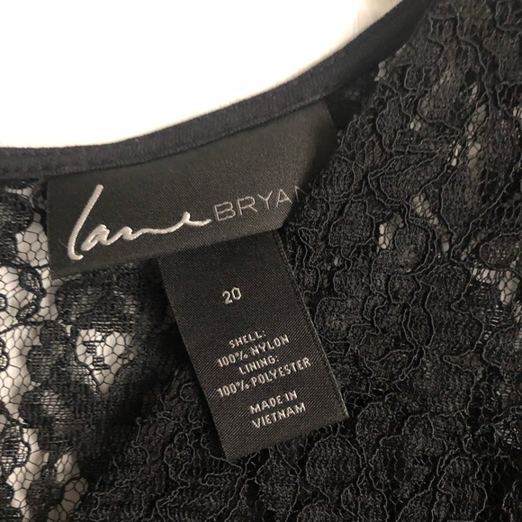 Black Lace Dress, Size 20, Lane Bryant - Picture 3 of 4